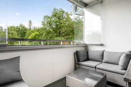 Balkong eller utsiktsbild