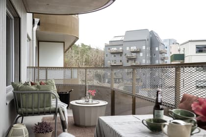 Balkong eller utsiktsbild