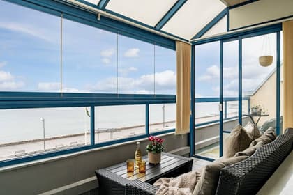 Balkong eller utsiktsbild