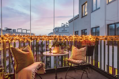 Balkong eller utsiktsbild