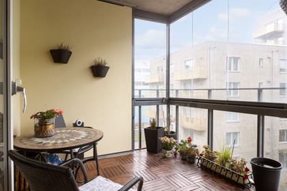 Balkong eller utsiktsbild