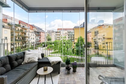 Balkong eller utsiktsbild