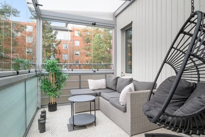 Balkong eller utsiktsbild