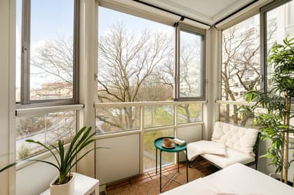 Balkong eller utsiktsbild