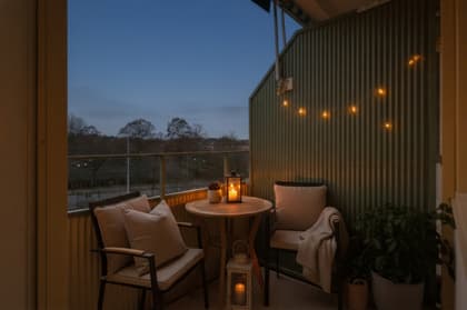 Balkong eller utsiktsbild