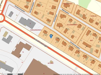 Illustrerad karta över fastigheten eller området