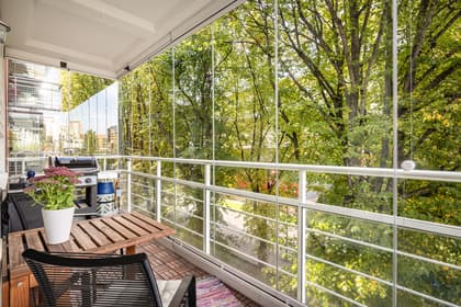 Balkong eller utsiktsbild