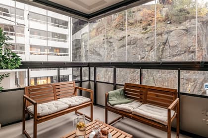 Balkong eller utsiktsbild