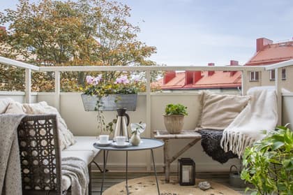 Balkong eller utsiktsbild