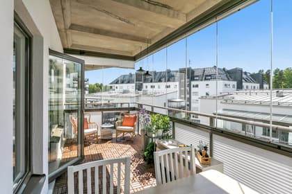 Balkong eller utsiktsbild