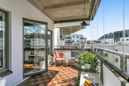 Balkong eller utsiktsbild