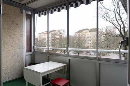 Balkong eller utsiktsbild