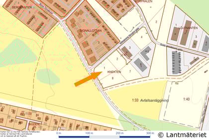 Illustrerad karta över fastigheten eller området