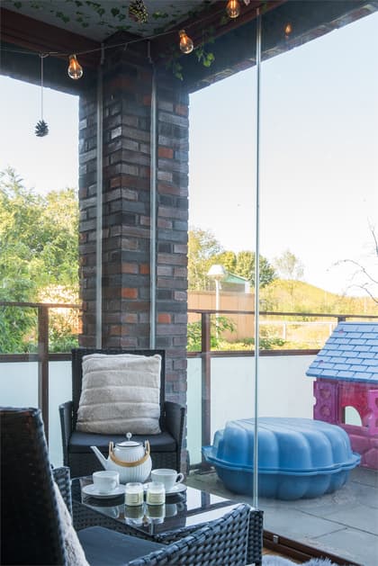 Balkong eller utsiktsbild