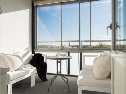 Balkong eller utsiktsbild