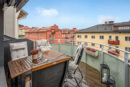 Balkong eller utsiktsbild