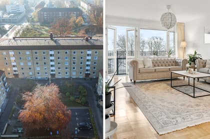 Balkong eller utsiktsbild