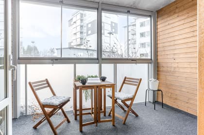 Balkong eller utsiktsbild