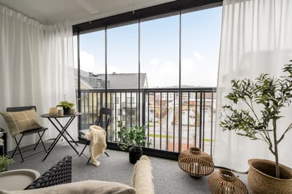 Balkong eller utsiktsbild