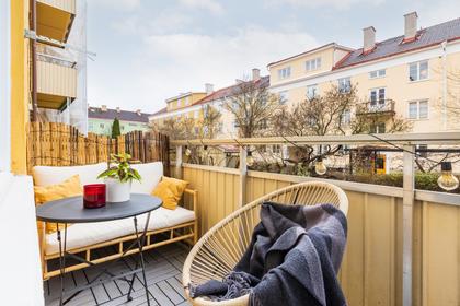 Balkong eller utsiktsbild