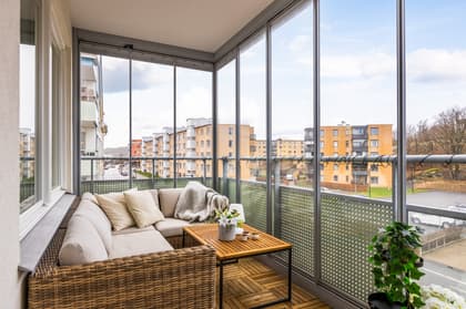 Balkong eller utsiktsbild