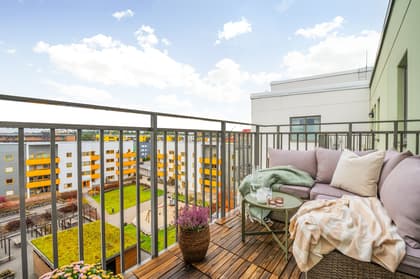 Balkong eller utsiktsbild