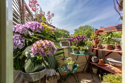 Balkong eller utsiktsbild