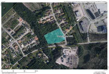 Illustrerad karta över fastigheten eller området