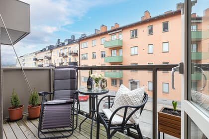 Balkong eller utsiktsbild