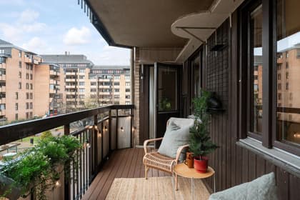 Balkong eller utsiktsbild