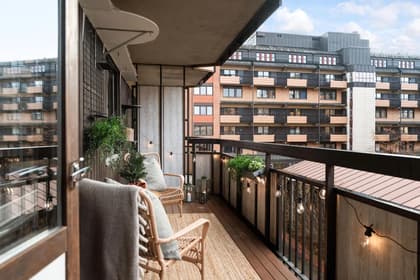 Balkong eller utsiktsbild