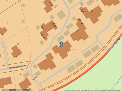 Illustrerad karta över fastigheten eller området