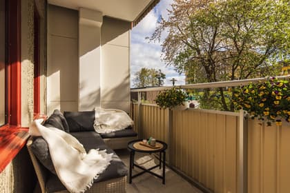 Balkong eller utsiktsbild