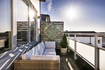 Balkong eller utsiktsbild