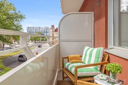 Balkong eller utsiktsbild