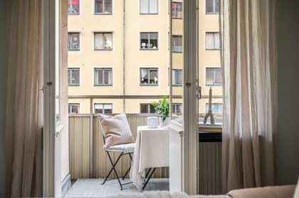 Balkong eller utsiktsbild