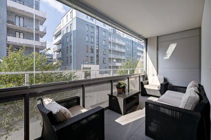 Balkong eller utsiktsbild