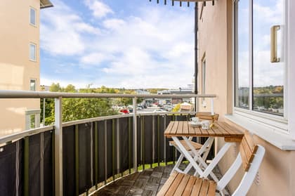 Balkong eller utsiktsbild