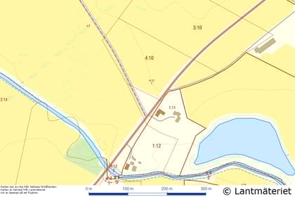 Illustrerad karta över fastigheten eller området