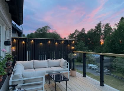 Balkong eller utsiktsbild