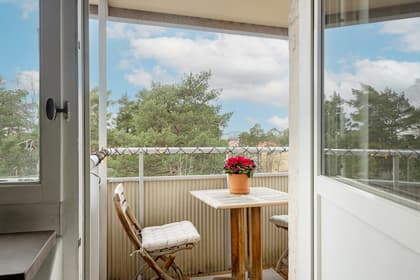 Balkong eller utsiktsbild