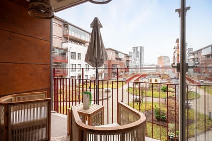 Balkong eller utsiktsbild