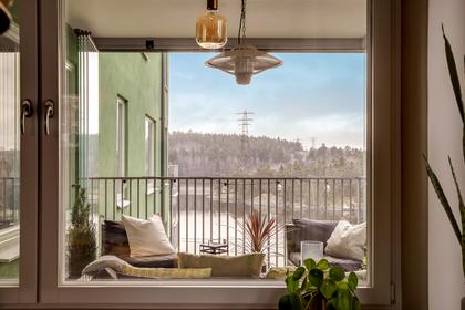 Balkong eller utsiktsbild