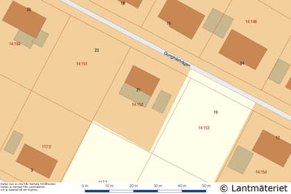 Illustrerad karta över fastigheten eller området