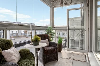 Balkong eller utsiktsbild