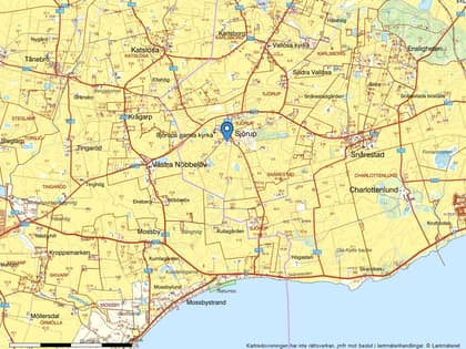 Illustrerad karta över fastigheten eller området