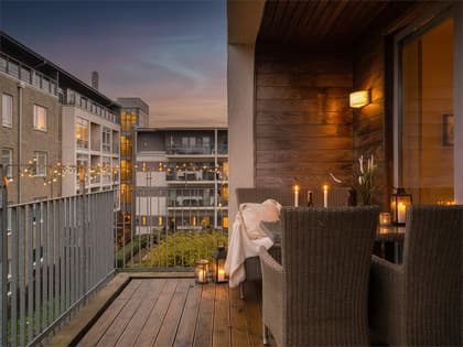 Balkong eller utsiktsbild