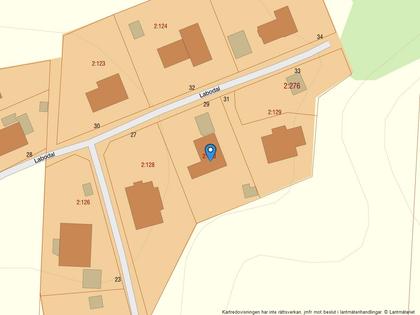 Illustrerad karta över fastigheten eller området