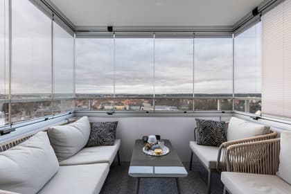 Balkong eller utsiktsbild