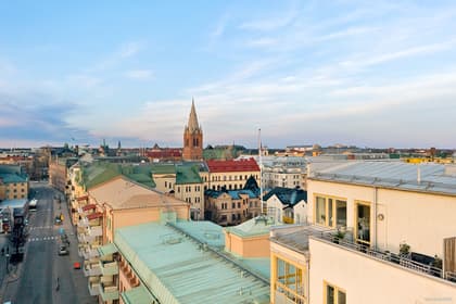 Balkong eller utsiktsbild